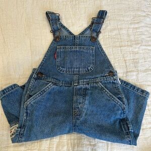 Levi's Classic Blue Denim Overalls